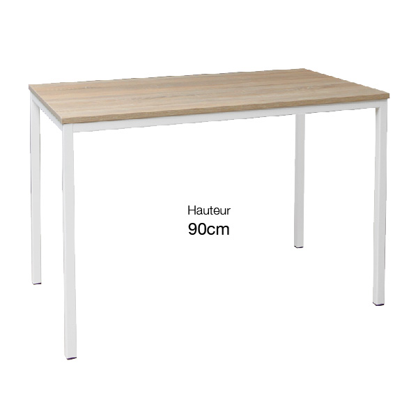 ROMY 130X85 H90 BLANC / SONOMA